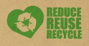 How does reduce reuse recycle help climate change?