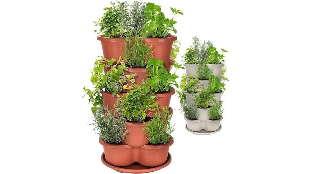 space saving garden plant holder