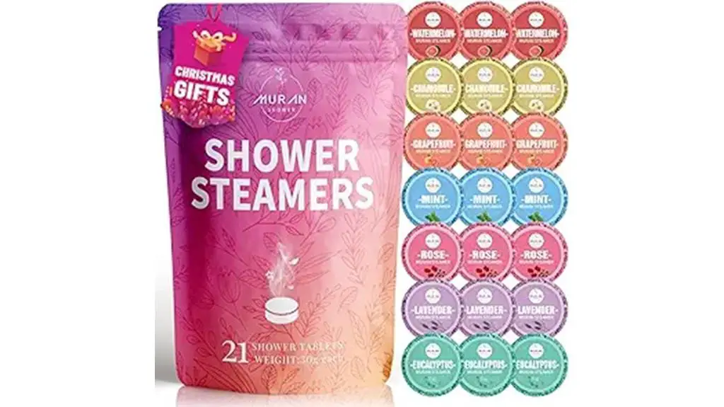 aromatherapy shower steamers pack