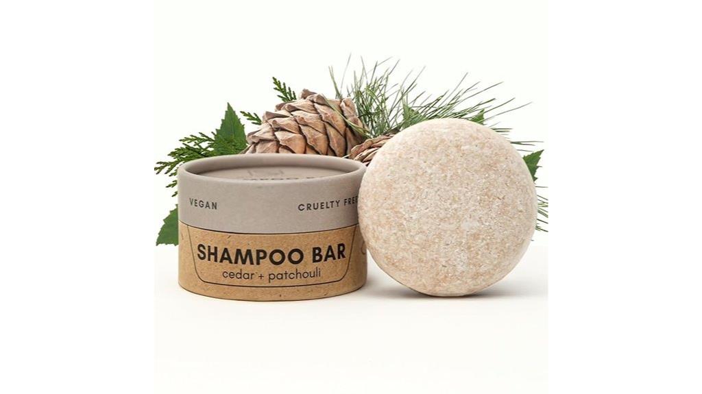 cedar patchouli shampoo bar