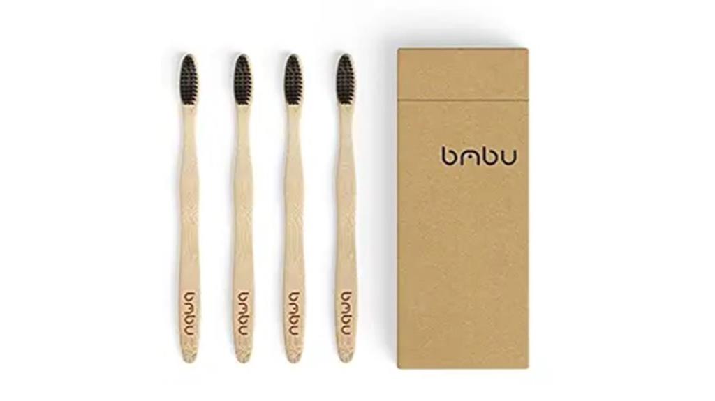 eco friendly bamboo toothbrush set