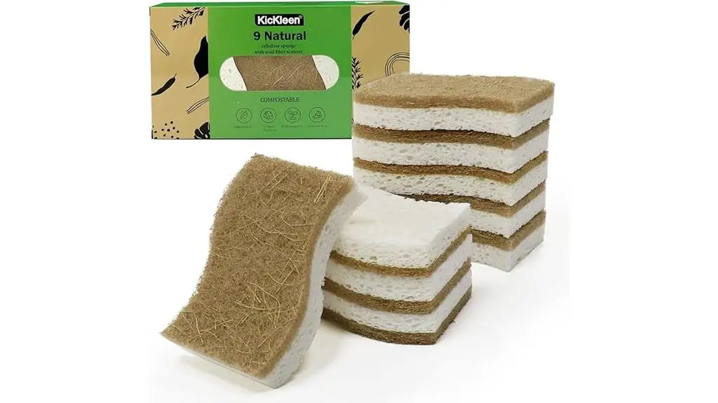 eco friendly kitchen sponge pack