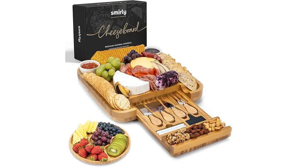 elegant charcuterie board set