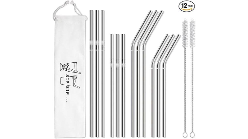 hiware stainless steel straws