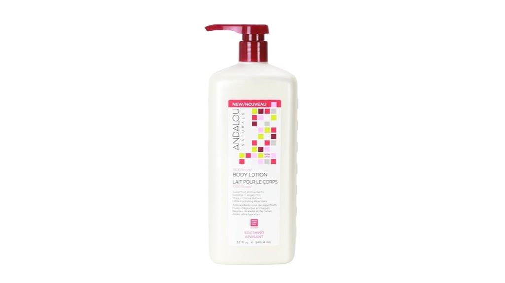 soothing rose body lotion