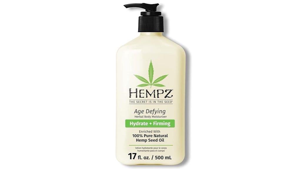 age defying hemp body lotion