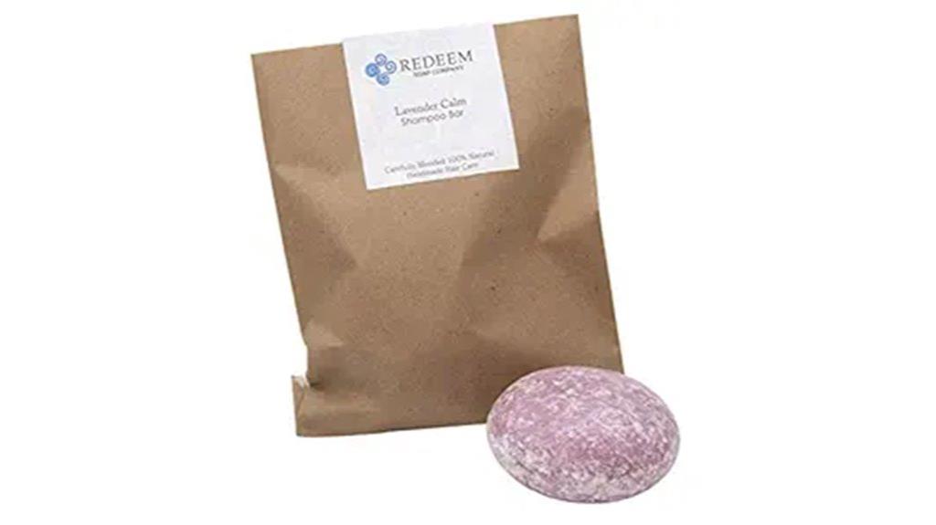 lavender calm shampoo bar