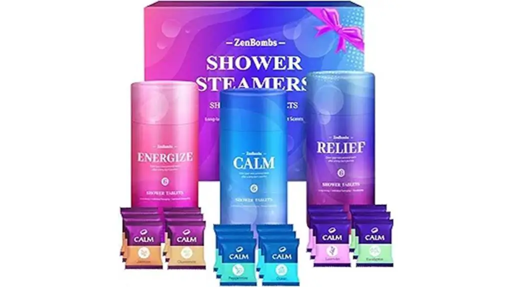 natural fragrance shower steamers