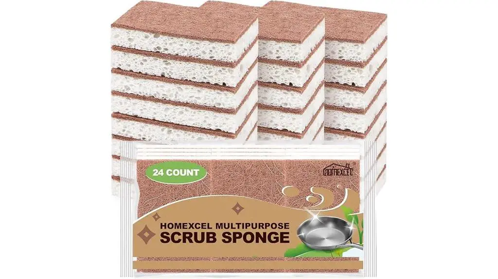 natural kitchen scrub sponges