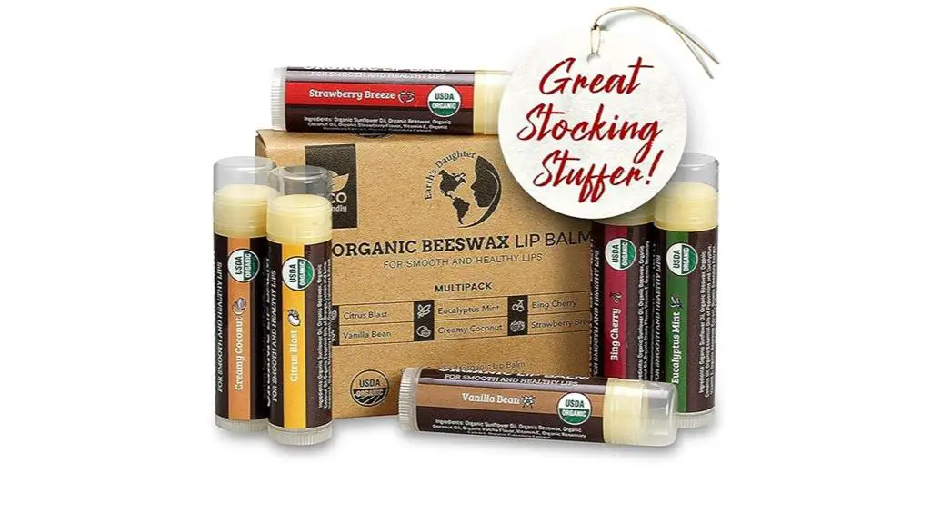 organic lip balm set