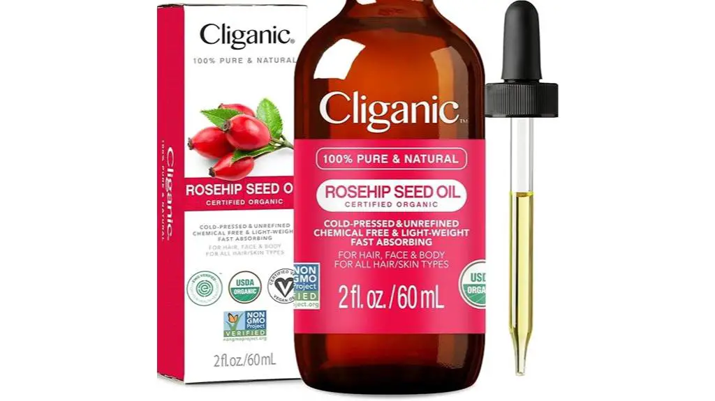 organic rosehip face oil