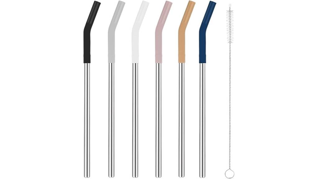 reusable stainless steel straws