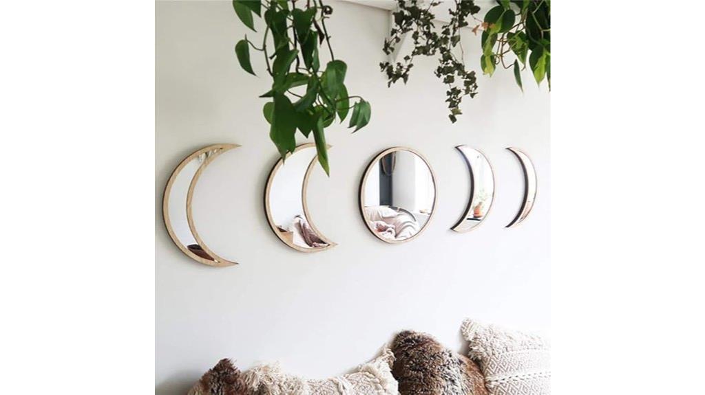 scandinavian acrylic wall mirror