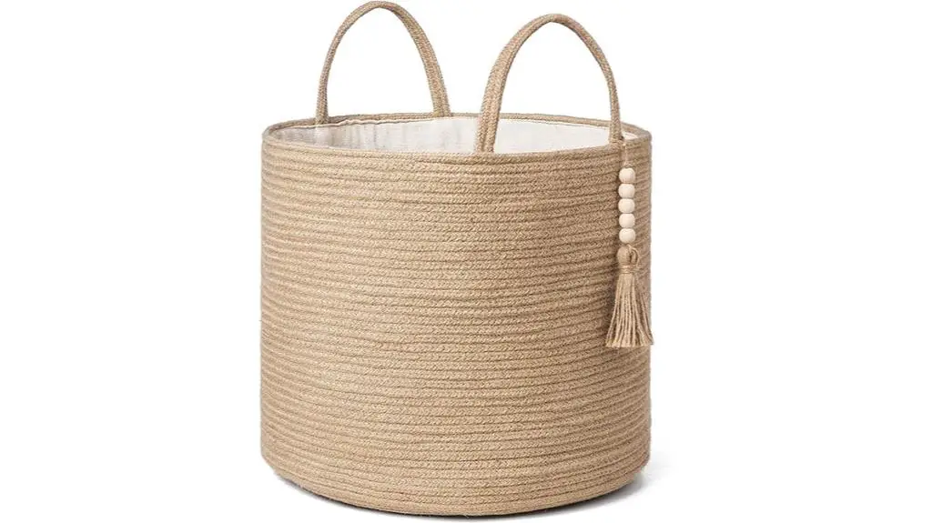 stylish woven storage basket