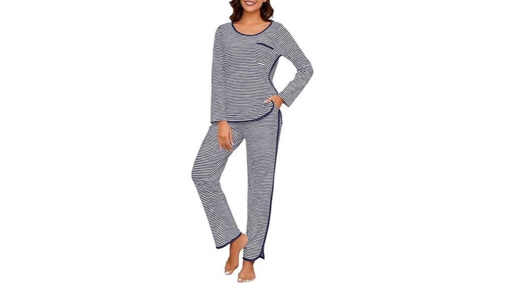 women s cotton pajama set