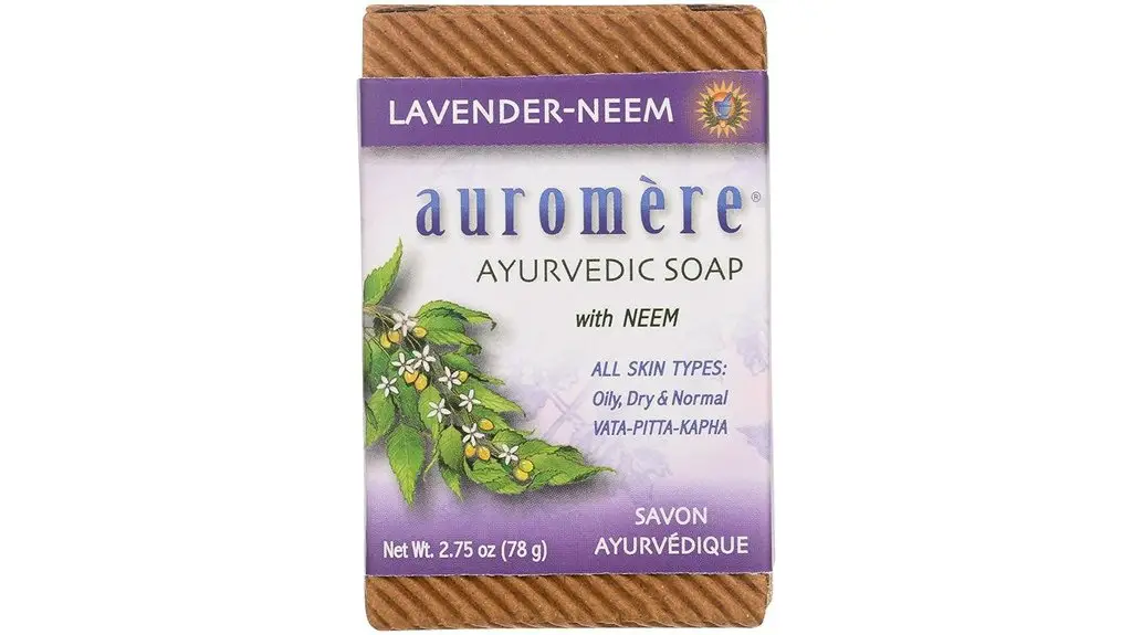 lavender scented ayurvedic soap