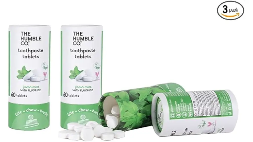 mint toothpaste tablets pack