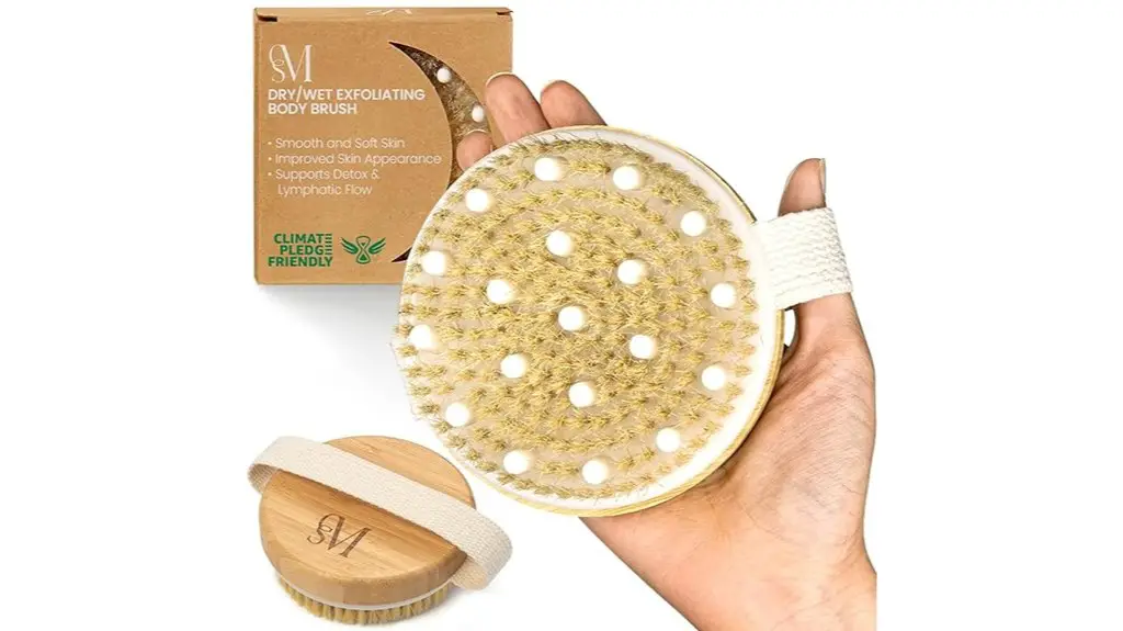 natural exfoliating skin brush