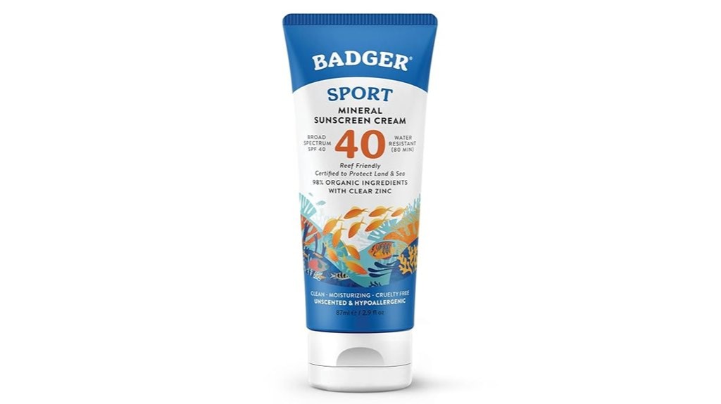 unscented spf 40 sunscreen