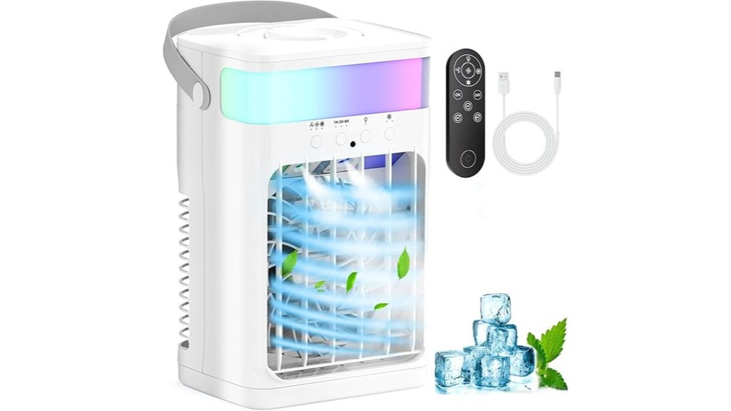 compact ac with water