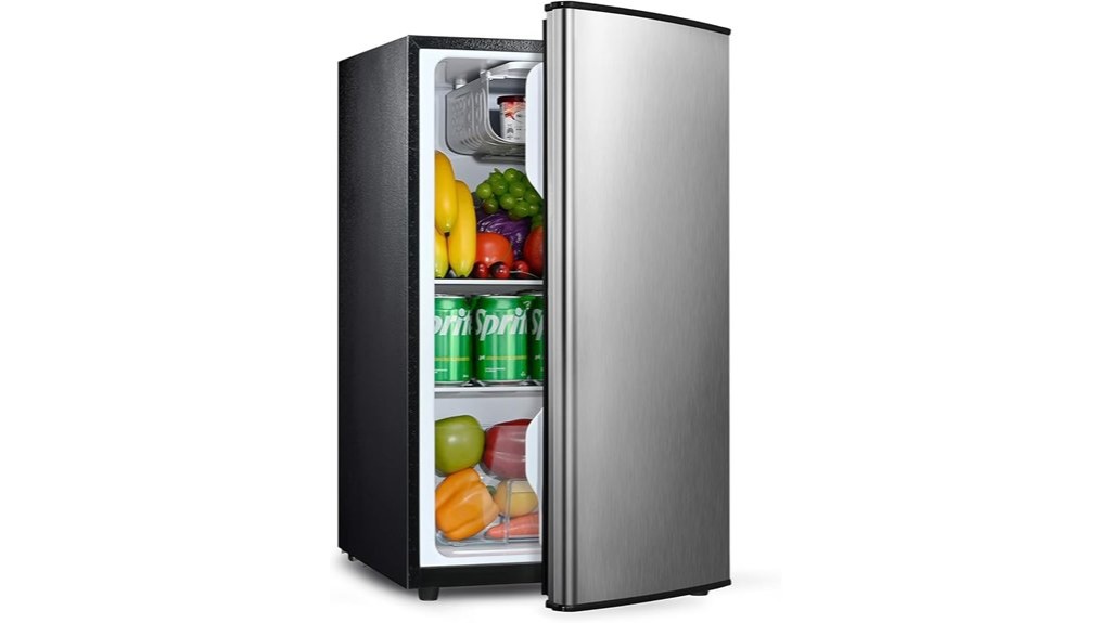 compact fridge with freezer