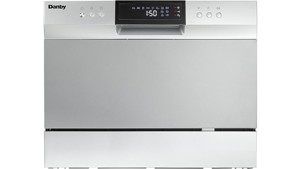 compact stainless steel dishwasher