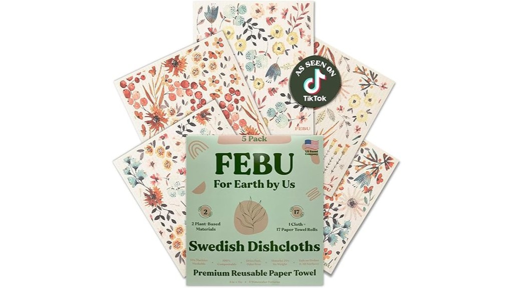 eco friendly reusable dishcloths
