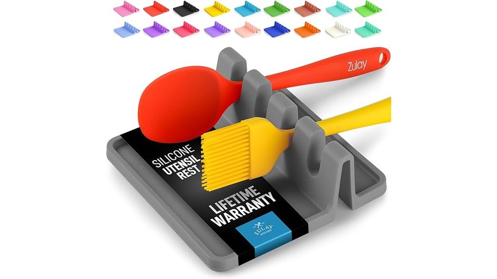 silicone utensil rest pad