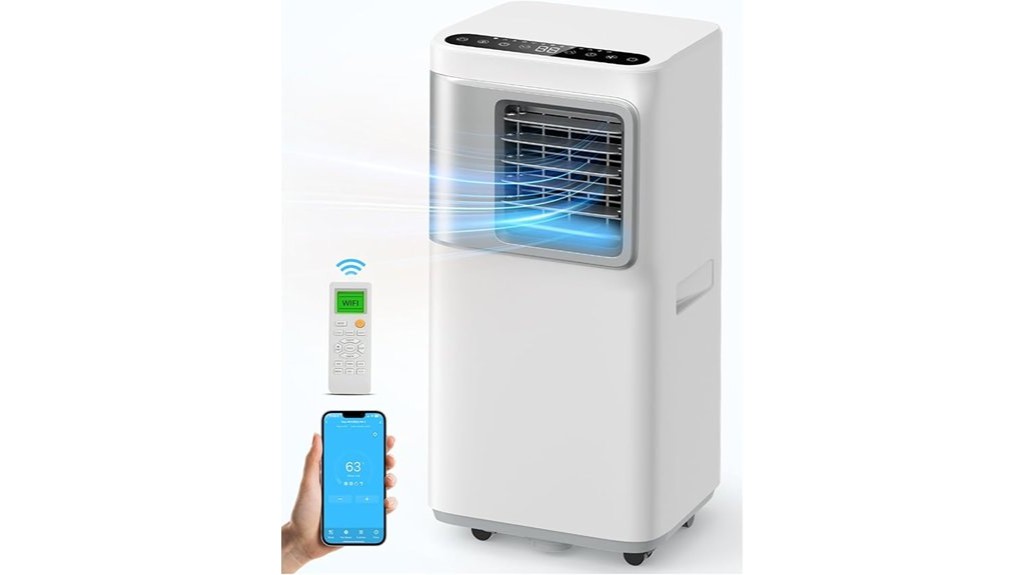 wifi enabled portable air conditioner